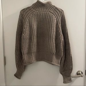 H&M Dark Taupe Knit Sweater (NWT)